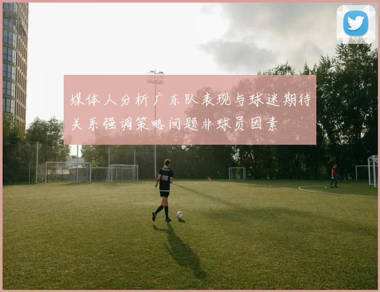媒体人分析广东队表现与球迷期待关系强调策略问题非球员因素